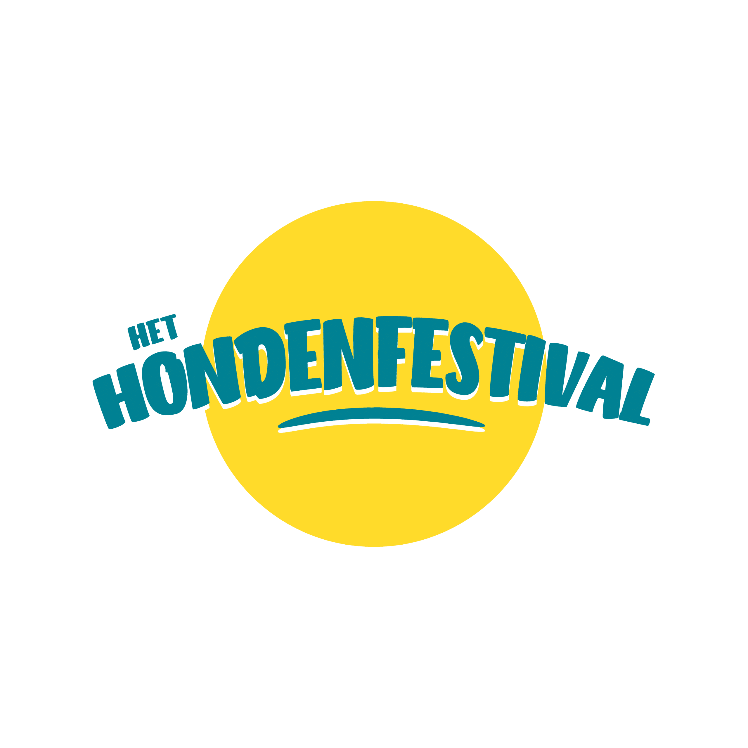Logo van Het Hondenfestival, eventbranding door White Page Marketing