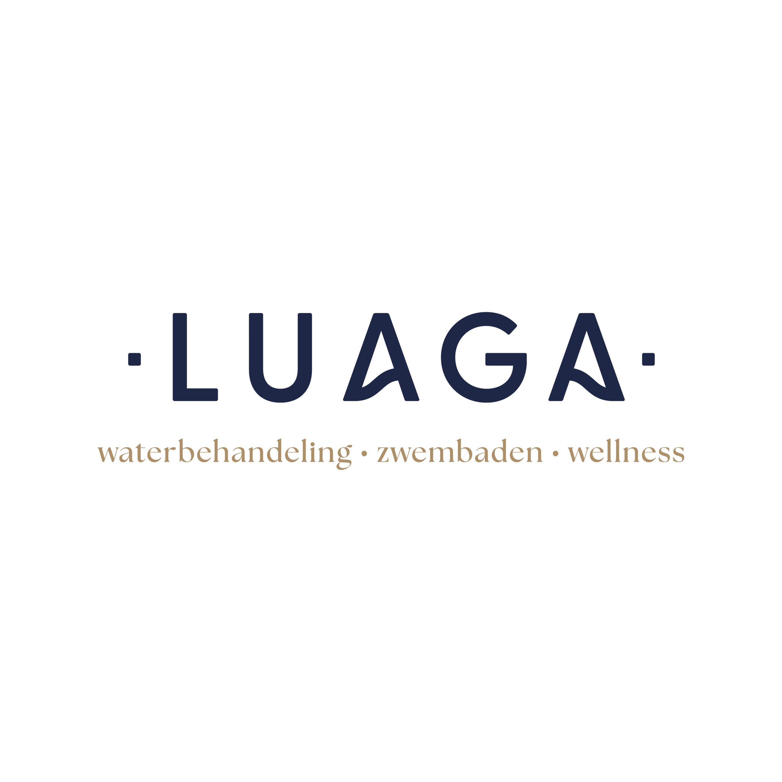 Luaga logo, onderdeel van de Luaga branding door White Page Marketing
